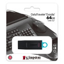 Pendrive Kingston 64gb Usb3.2 Dt Exodia Gen1 Negro/Turquesa | Quonty.com | DTX/64GB