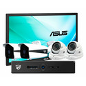 Kit Videovigilancia Jf-Tech 1grabador 2tb 4camaras 1monitor | Quonty.com | PK-CCTV-IP-01
