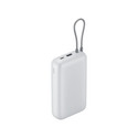 Powerbank Xiaomi Power Bank 20000mah (Integrated Cable) Light Gray | Quonty.com | 