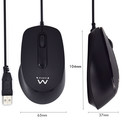 Raton Ewent Ew3159 Oprtico 1000dpi Usb Negro Silencioso | Quonty.com | EW3159