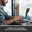 Raton Logitech M185 Optico 1000dpi Inalambrico Negro/Rojo | Quonty.com | 910-002240