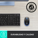 Raton Logitech M190 Inalambrico Negro/Azul | Quonty.com | 910-005907