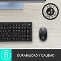 Raton Logitech M190 Inalambrico Negro/Gris | Quonty.com | 910-005906