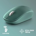 Raton Ngs Fog Pro 1000dpi Inalambrico Verde | Quonty.com | FOGPROGREEN