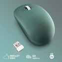 Raton Ngs Fog Pro 1000dpi Inalambrico Verde | Quonty.com | FOGPROGREEN