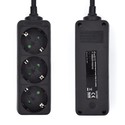 Regleta Ewent Ew3959 3tomas Negro | Quonty.com | EW3959