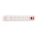 Regleta Salicru Safe 6 6tomas Schuko Máxima Corriente 8.000a | Quonty.com | 680BA-03