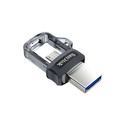 Pendrive Sandisk Dual M3.0 128gb Usb 3.0 Plata | Quonty.com | SDDD3-128G-G46