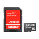 Microsd Sandisk 32gb Cl4 Adaptador Sd | Quonty.com | SDSDQB-032G-B35