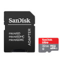 Microsd Sandisk Ultra 32gb Cl10 80mb/S Adaptador Sd | Quonty.com | SDSQUNC-032G-GN6MA
