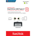 Pendrive Sandisk Dual 64gb Usb Type-A/Usb Type-C Negro/Plata | Quonty.com | SDDDC2-064G-G46