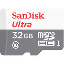 Microsd Sandisk 32gb Cl10 Uhs-I + Adaptador Sd | Quonty.com | SDSQUNS-032G-GN3MA