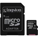 Microsd Kingston 128gb Cl10 Uhs-I Adaptador Sd | Quonty.com | SDC10G2/128GB