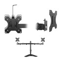 Soporte Mesa Monitor/Tv Ewent Ew1536 13&Quot;/32&Quot; Max.16kg(8x2) Negro 2 Brazos | Quonty.com | EW1536