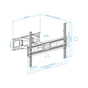 Soporte Pared Monitor/Tv Tooq Lp7866tn-B 37''/80'' Max.40kg Negro Inclinable/Giratorio | Quonty.com | LP7866TN-B