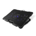Soporte/Refrigerador Portatil 17.3'' Coolbox Ncp17-V5 Negro Led Azul | Quonty.com | COO-NCP17-V5