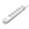 Regleta Salicru Sps-Safe-5+ 5tomas + 2usb Blanca | Quonty.com | SPS-SAFE-5+