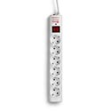 Regleta Salicru Sps-Safe-6 6tomas Blanca C/Interruptor | Quonty.com | SPS-SAFE-6