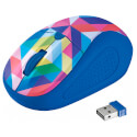 Ratón Trust Primo Blue Geometry 1600dpi Usb | Quonty.com | 21480