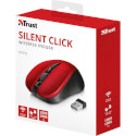 Ratón Trust Mydo Silent Red Click Usb | Quonty.com | 21871
