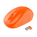 Ratón Trust Primo Wireless Neon Orange 1600dpi Usb | Quonty.com | 21925