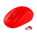 Ratón Trust Primo Wireless Matte Red 1600dpi Usb | Quonty.com | 22138