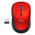 Ratón Trust Yvi 1600dpi Rojo/Negro | Quonty.com | 19522