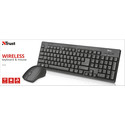 Combo Teclado/Raton Trust Ziva Inalambricos Usb Negro | Quonty.com | 22025