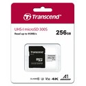 Microsd Transcend 256gb Cl10 Uhs-3 300s / Adapt. Sd Incluido | Quonty.com | TS256GUSD300S-A