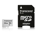 Microsd Transcend 64gb Cl10 Uhs-1 +Adaptador Sd | Quonty.com | TS64GUSD300S-A
