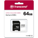 Microsd Transcend 64gb Cl10 Uhs-1 +Adaptador Sd | Quonty.com | TS64GUSD300S-A