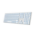Teclado Coolbox Moonlight B431 Inalambrico Retroiluminado Blanco | Quonty.com | COO-TEW02-BKW