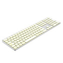 Teclado Coolbox Moonlight B431 Inalambrico Retroiluminado Blanco | Quonty.com | COO-TEW02-BKW