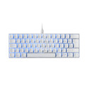 Teclado Mars Gaming Mkmini Usb Blanco Rgb Mecanico Ultra Compacto | Quonty.com | MKMINIWRES