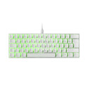 Teclado Mars Gaming Mkmini Usb Blanco Rgb Mecanico Ultra Compacto | Quonty.com | MKMINIWRES