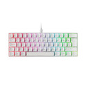 Teclado Mars Gaming Mkmini Usb Blanco Rgb Mecanico Ultra Compacto | Quonty.com | MKMINIWRES