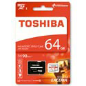Microsd Toshiba 64gb Uhs-I Cl10 Adaptador Sd | Quonty.com | THN-M302R0640EA
