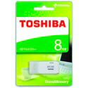 Pendrive Toshiba 8gb Usb2.0 Hayabusa Blanco | Quonty.com | THN-U202W0080E4