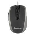 Raton Ngs Tick Silver Optico 1600dpi Usb Negro/Plata | Quonty.com | TICKSILVER