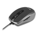 Raton Ngs Tick Silver Optico 1600dpi Usb Negro/Plata | Quonty.com | TICKSILVER