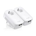 Kit 2 Adaptador De Homeplug Tp-Link Tl-Pa7020p 2rj45/1000mbp | Quonty.com | TL-PA7020P