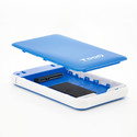 Caja Hdd Tooq Tqe-2528bl 2.5'' Sata Usb3.1 Azul | Quonty.com | TQE-2528BL