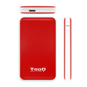 Caja Hdd Tooq Tqe-2528r 2.5'' Sata3 Usb3.1 Roja | Quonty.com | TQE-2528R