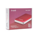 Caja Hdd Tooq Tqe-2528r 2.5'' Sata3 Usb3.1 Roja | Quonty.com | TQE-2528R