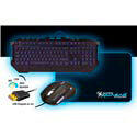 Combo Teclado/Raton/Alfombrilla Coolbox Quasar Hyperion | Quonty.com | QUA-KTR001