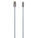Cable Usb Bluestork Usb2.0 A/M - Lightning 1.2m Gris | Quonty.com | TRENDY-LI-M