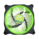 Ventilador 12cm 3go Droxio Negro Led Verde | Quonty.com | FAN12GL15