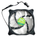 Ventilador 12cm 3go Droxio Negro Led Verde | Quonty.com | FAN12GL15