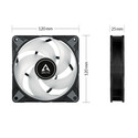 Ventilador 12cm Arctic P12 Pwm Pst Negro A-Rgb | Quonty.com | ACFAN00231A