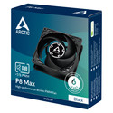 Ventilador 8cm Arctic P8 Max Negro | Quonty.com | ACFAN00286A
